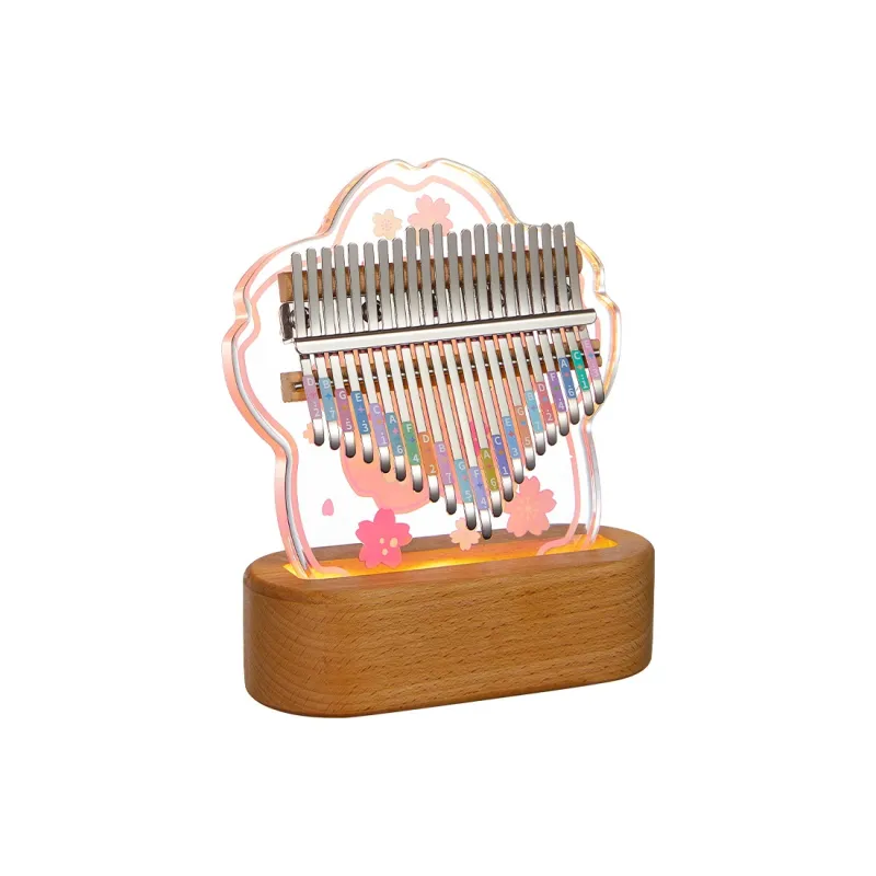CEGA Acrylic Kalimba Fully Transparent Appearance 17/21 Keys Thumb Piano-28