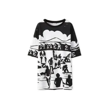LOEWE T Shirts Men Black/White