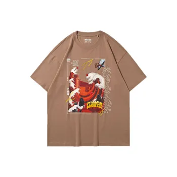 LINING T Shirts Men Gingerbread Umber