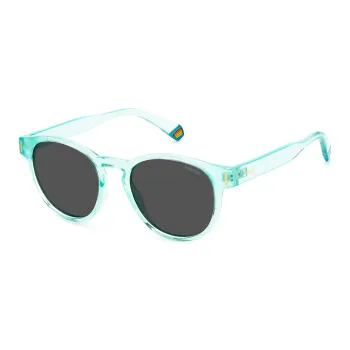 Polaroid Plastic Round Sunglasses Unisex Blue