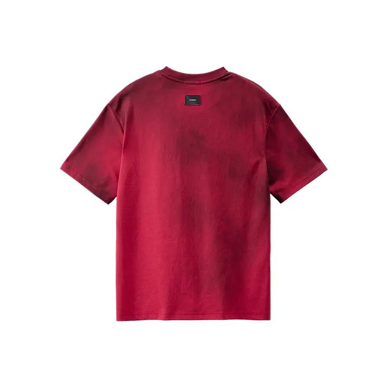 CAISEDI T Shirts Men Red-1