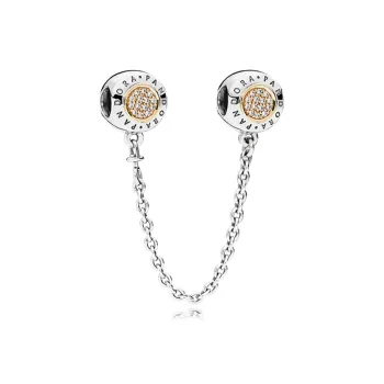 Pandora 925 Sterling Silver Safety Chain Unisex