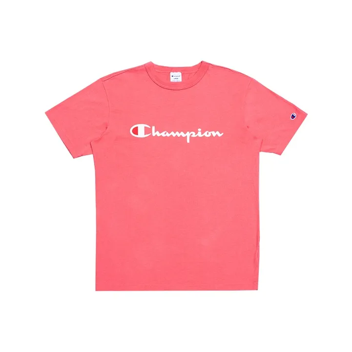 Champion T Shirt Japan Version Unisex Pink-0