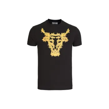 VERSACE JEANS COUTURE SS21 T Shirt Men's Black
