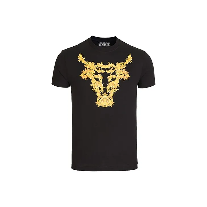 VERSACE JEANS COUTURE SS21 T Shirt Men's Black-0