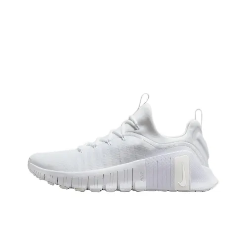 Nike Free Metcon 6 Anti Slip Wear vapor Low Top Training Shoes Men's White