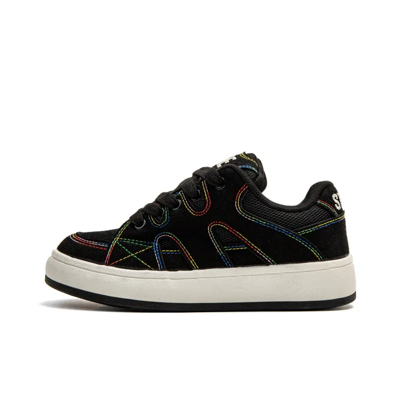 Far Waves Anti Slip And Wear Resistant Breathable Low Top Skateboard Shoes Women's-0