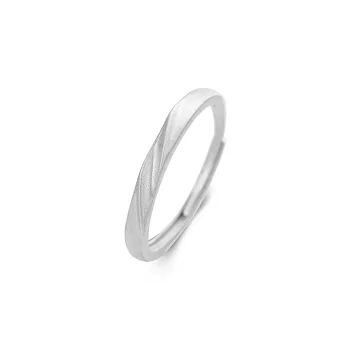RboySe S999 Fine Silver Rings Unisex