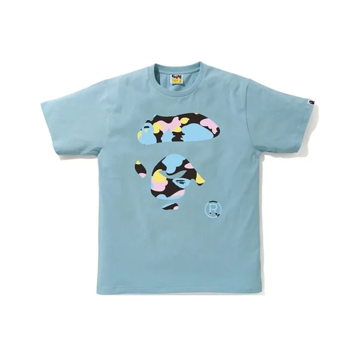 Bape New Multi Camo Ape Face Tee-2
