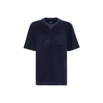 FENDI T Shirts Men Blue