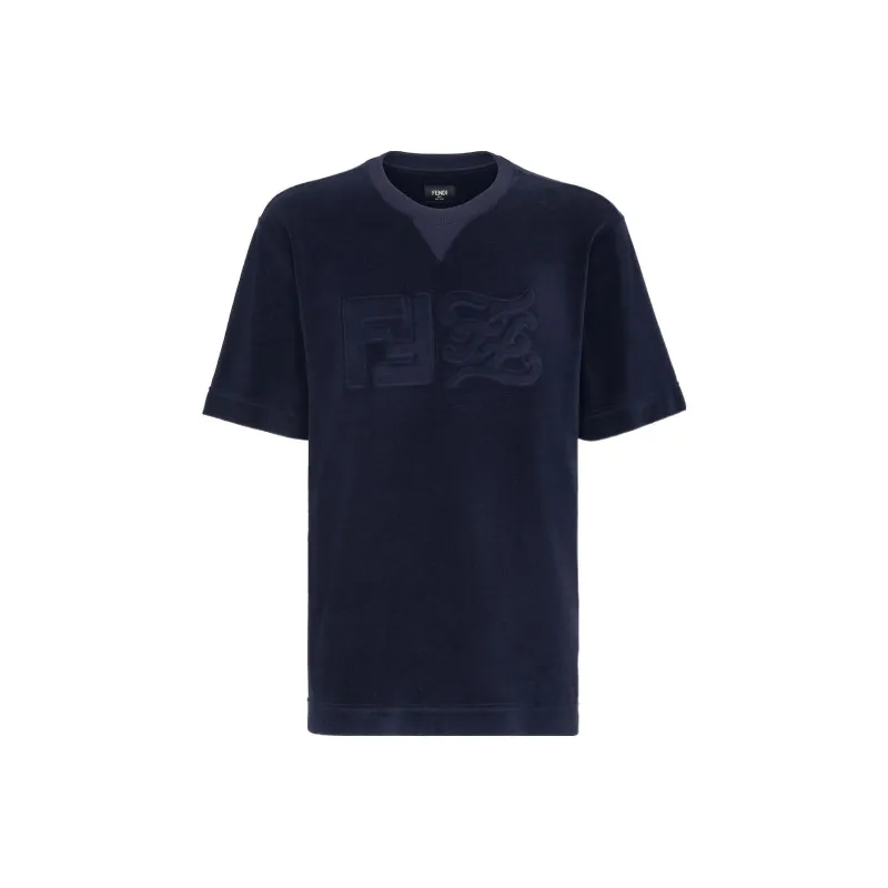 FENDI T Shirts Men Blue-0