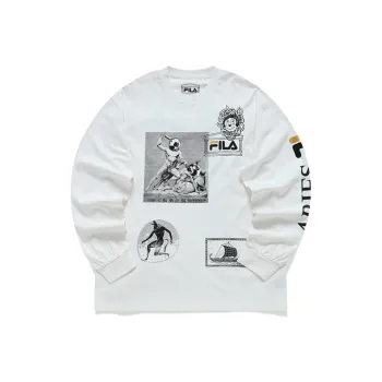 FILA FUSION ARIES Collaboration Collection T Shirt Unisex Standard White