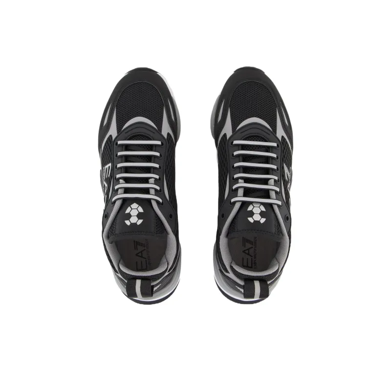 EMPORIO ARMANI EA7 Ace Low Top Casual Shoes Unisex Black-3