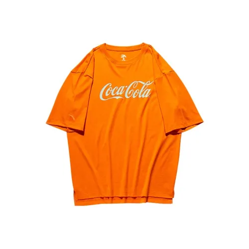 Coca-cola X ANTA Sports Life Collection T-Shirts Unisex Orange