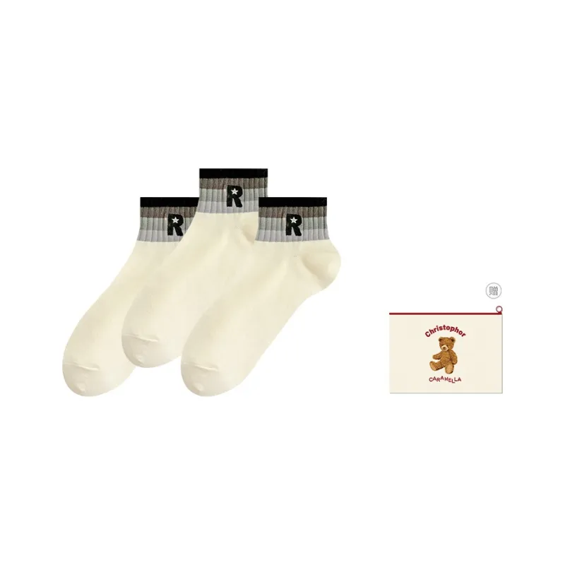 Caramella Ankle Socks Women's Shopping Bag Combo Set-6