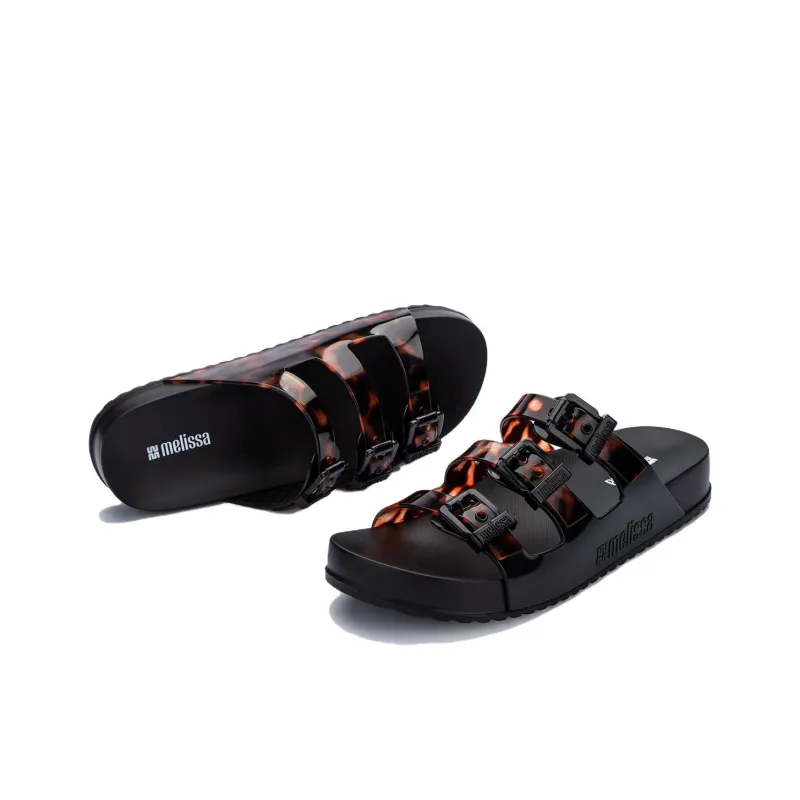 MELISSA PVC Polyvinyl Chloride Quiet Slip Resistant Abrasion Resistant Slide Slippers Women's-14