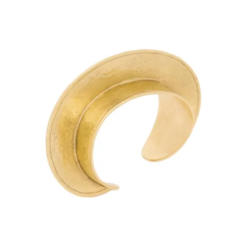 SAINT LAURENT Metal Bangles Unisex Gold