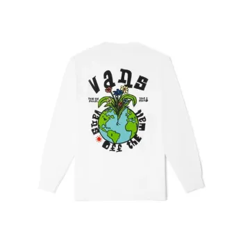 Vans Set in Sleeve T Shirt Men's White