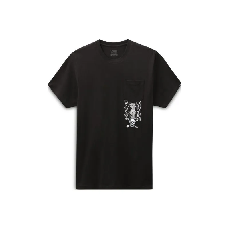 Vans Varsity Pocket T-Shirts Men Black-0