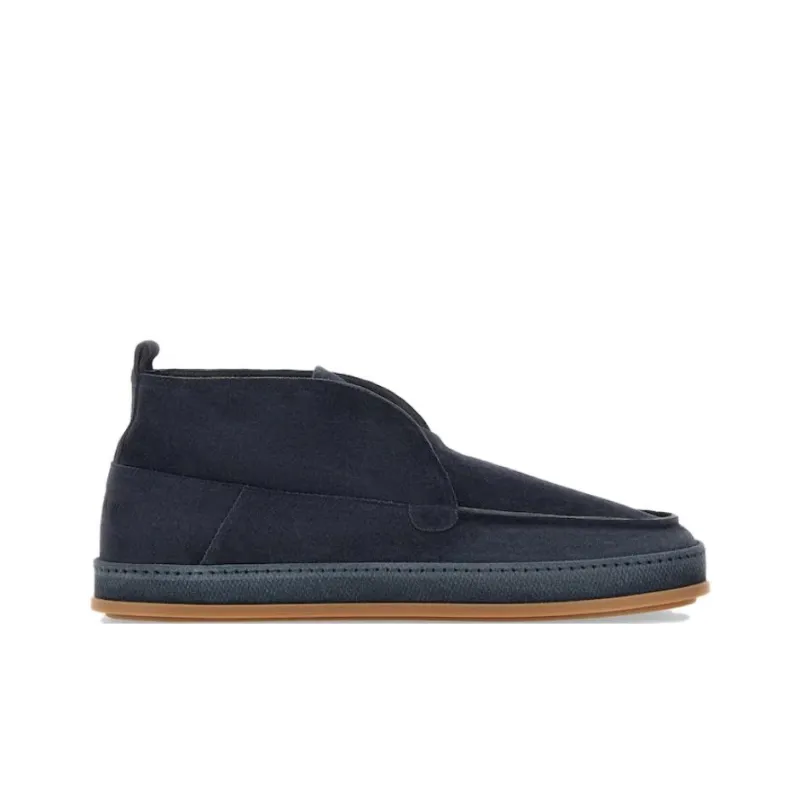 HOGAN H683 Ankle Boots Men's Blue-1