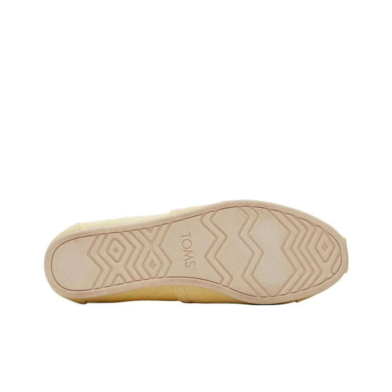 Toms Alpargata Casual Single Shoes Women's Yellow-4