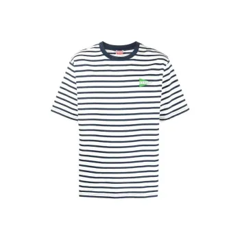 KENZO Striped Logo print T shirt
