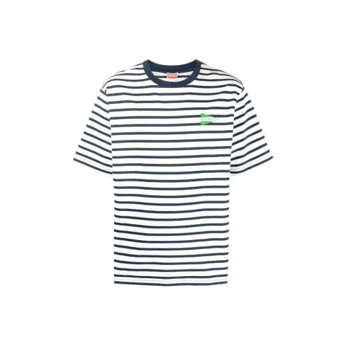 KENZO Striped Logo print T shirt