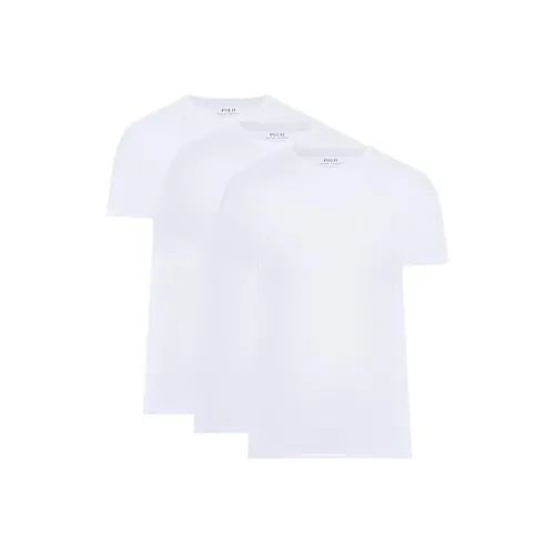 Polo Ralph Lauren Logo Embroidered Crewneck Three Pack T Shirts