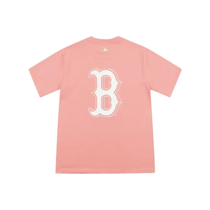 MLB Set-in Sleeve T-Shirt Unisex Pink-0