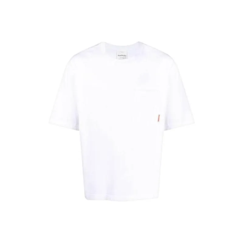 Acne Studios Pocket Detailed Crewneck T Shirt-0