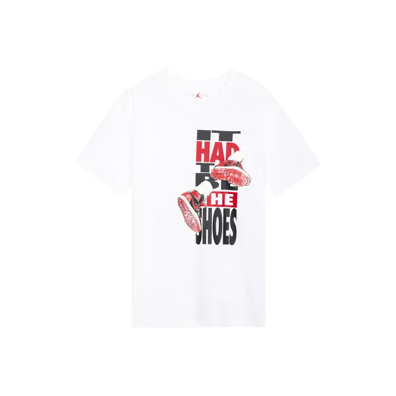 Jordan THE SHOES T Shirts Men White-0
