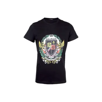 BALMAIN T Shirts Men Black