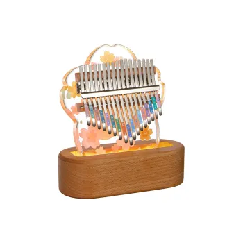 CEGA Acrylic Kalimba Fully Transparent Appearance 17/21 Keys Thumb Piano