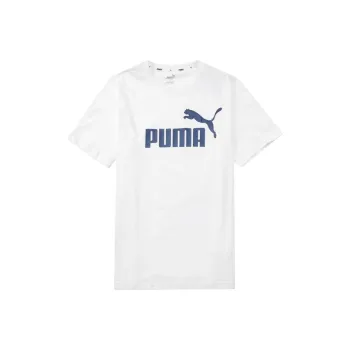 PUMA ESS T Shirts Men White