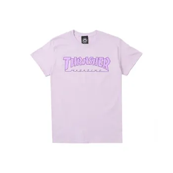 Thrasher T Shirts Unisex Light Purple