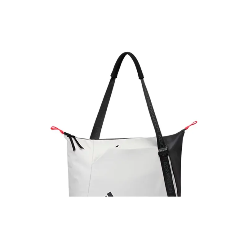 Adidas Polyester Ball Racket Bag, Handbag, Single Shoulder Tote Bag Regular Unisex Black White-4