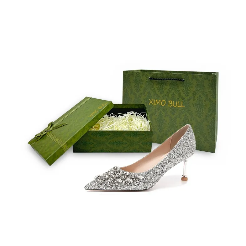 XIMO BULL High Heels Women's Champagne-25
