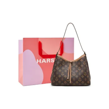 HARSON Synthetic Leather Tote Bag, HOBO Bag, Shoulder Bag, Crossbody Bag Regular Women's Coffee & Earth Yellow