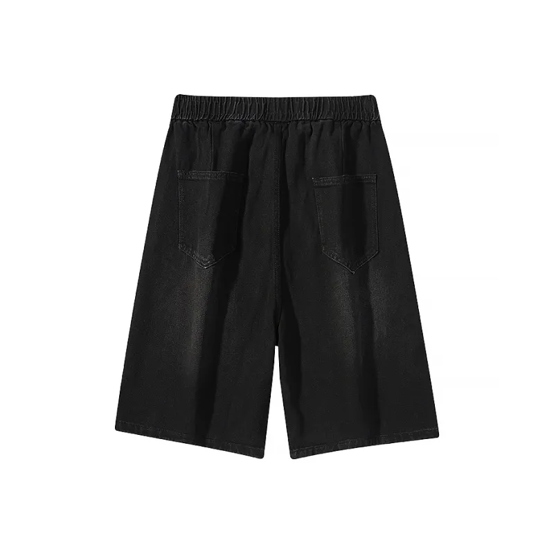 Supremo Cat Denim Shorts Unisex-1