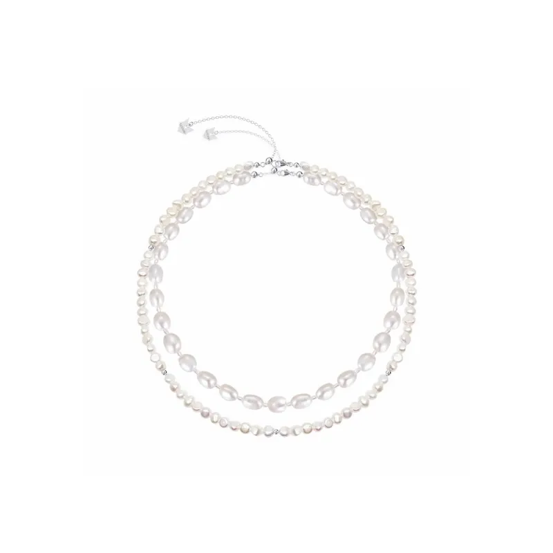 LELOUP Baroque Pearl Necklaces Women's White-5