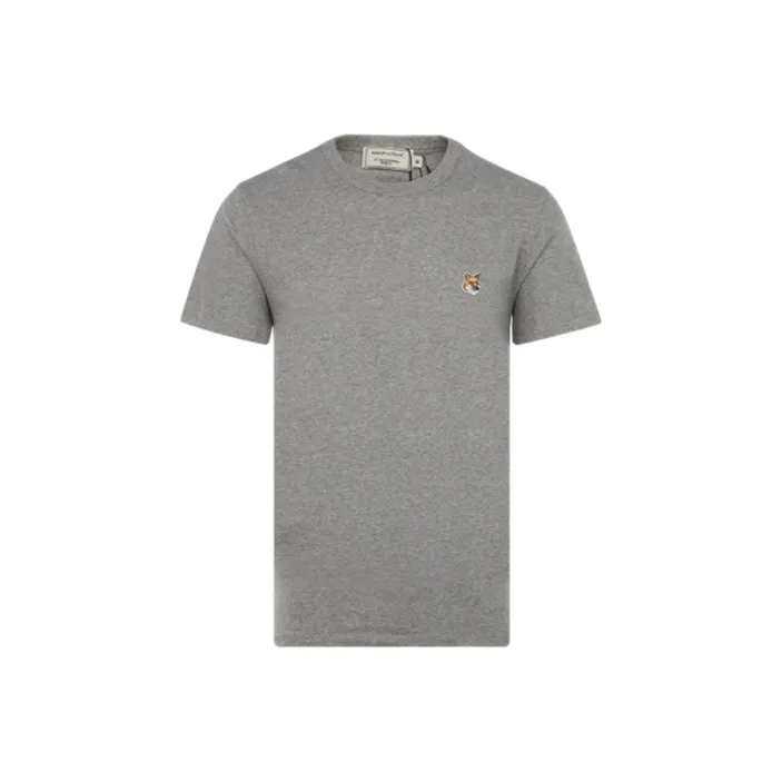 Maison Kitsune Bold Fox Head Patch Crewneck T-Shirt-1