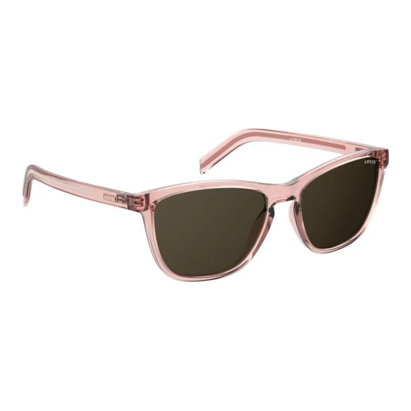 Levi's Plastic Rectangular Sunglasses Men's Pink-2