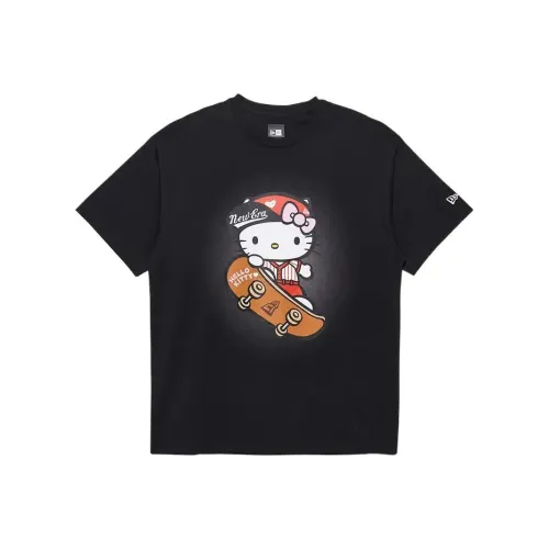 Hello Kitty X New Era T Shirts Unisex Black