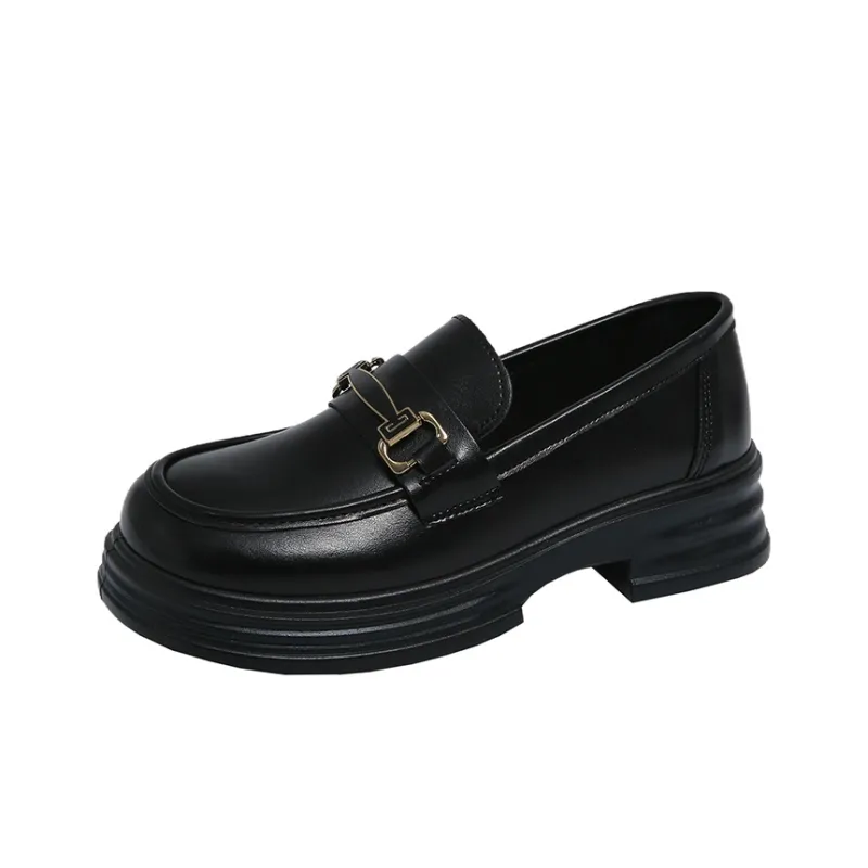 Tonlion Loafers Women's Black/Bright Black/Beige-0
