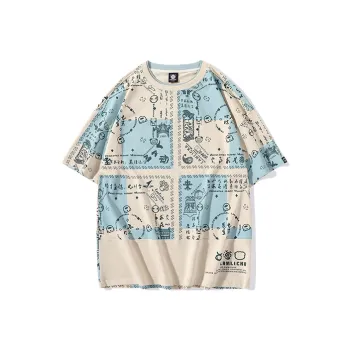 LAMLICKA T Shirts Unisex Beige Yellow