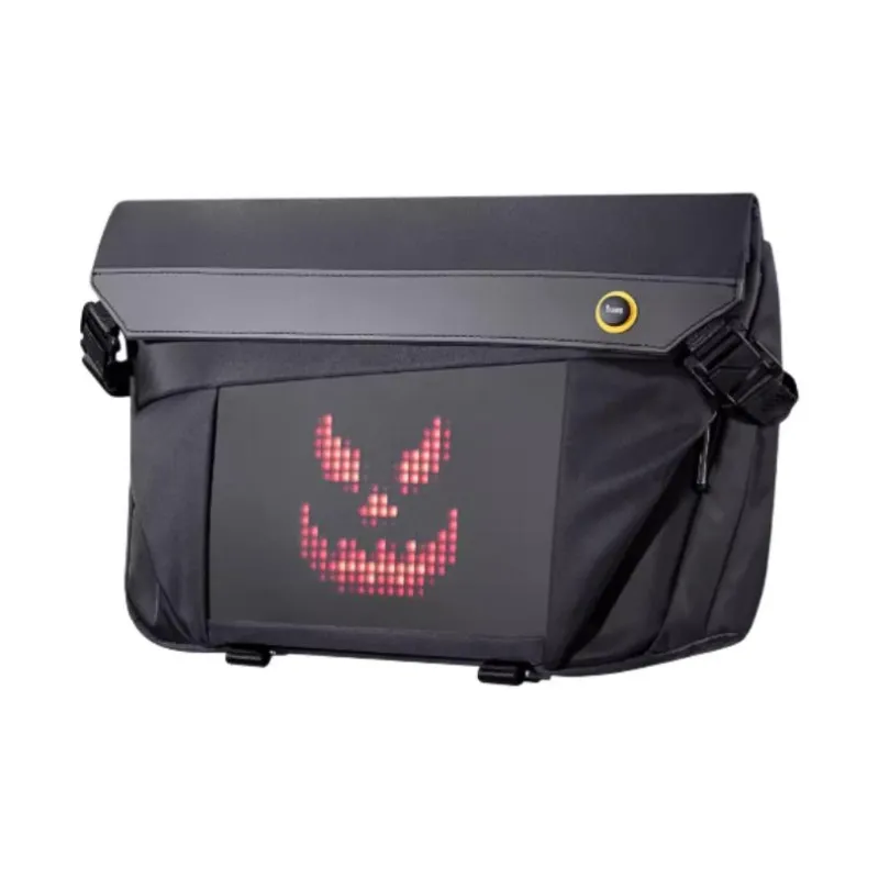 Divoom Polyester Messenger Bag Sling Bag Crossbody Bag Shoulder Bag Men's Black-0