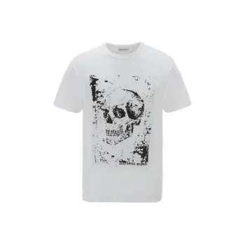Alexander McQueen T Shirts Men White