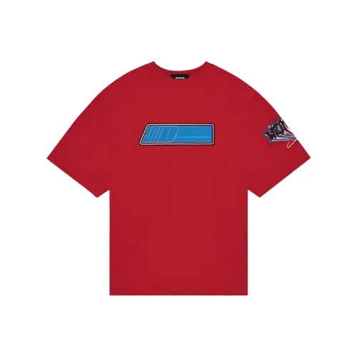 WE11DONE T-Shirts Unisex Red