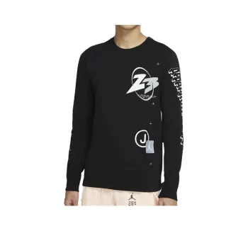 JORDAN Air T Shirts Men Black