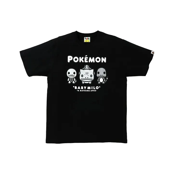 Pokemon X A BATHING APE Bape T Shirts Unisex-0